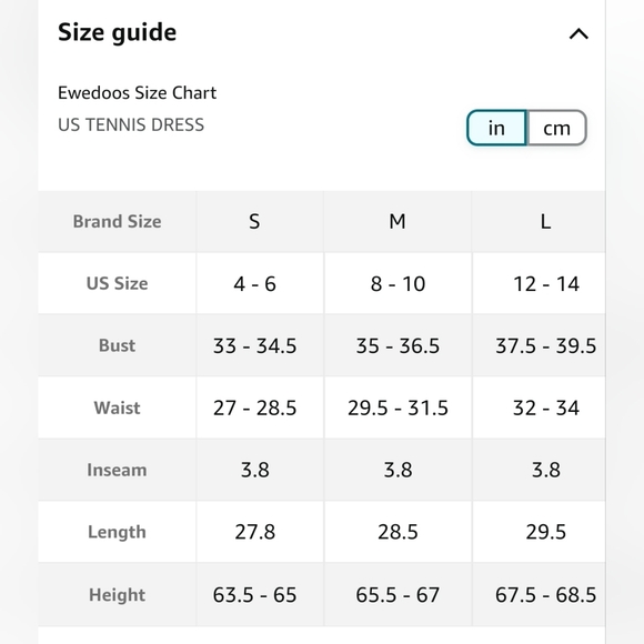 Workout, tennis dress built in bra and shorts size medium - Picture 5 of 15